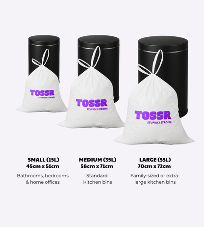 STUPIDLY STRONG BIN BAGS