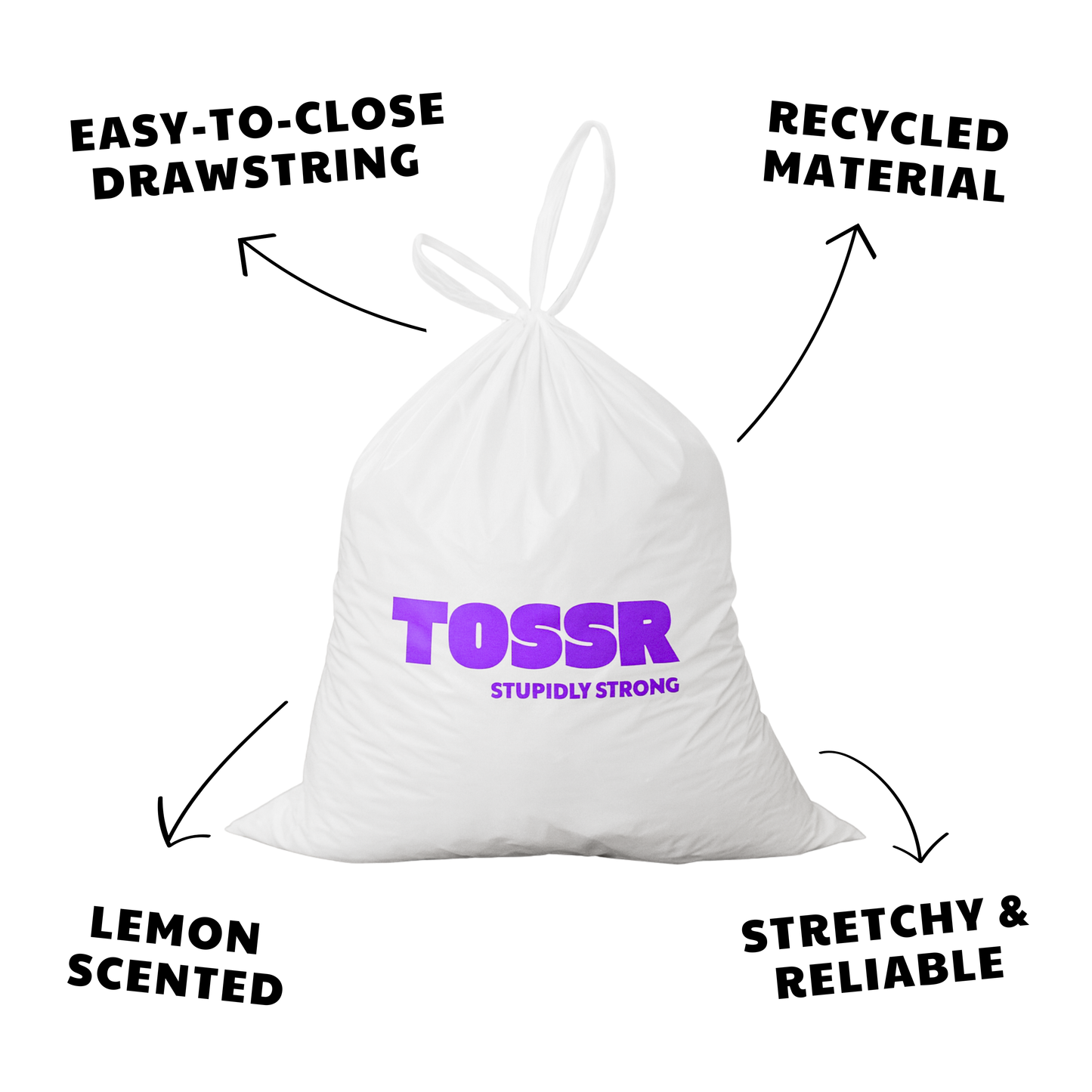 STUPIDLY STRONG BIN BAGS